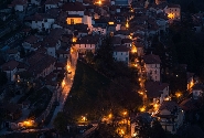 Il Sacro Monte di sera