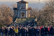 La salita lungo il Viale